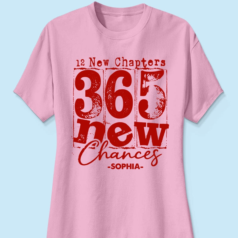 12 New Chapters, 365 New Chances Trendy Retro Shirt, New Year Gift For Yourself