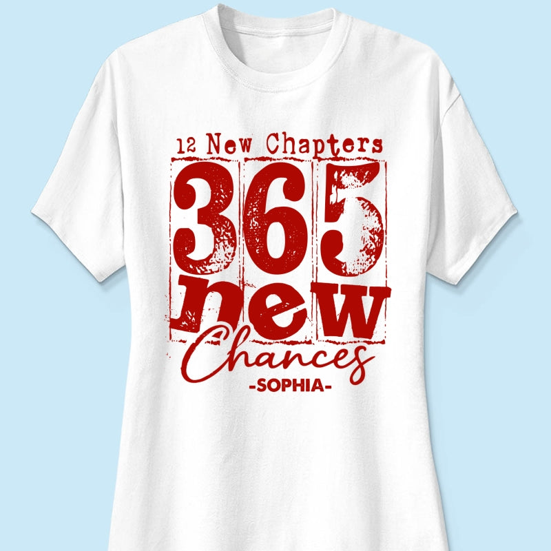 12 New Chapters, 365 New Chances Trendy Retro Shirt, New Year Gift For Yourself