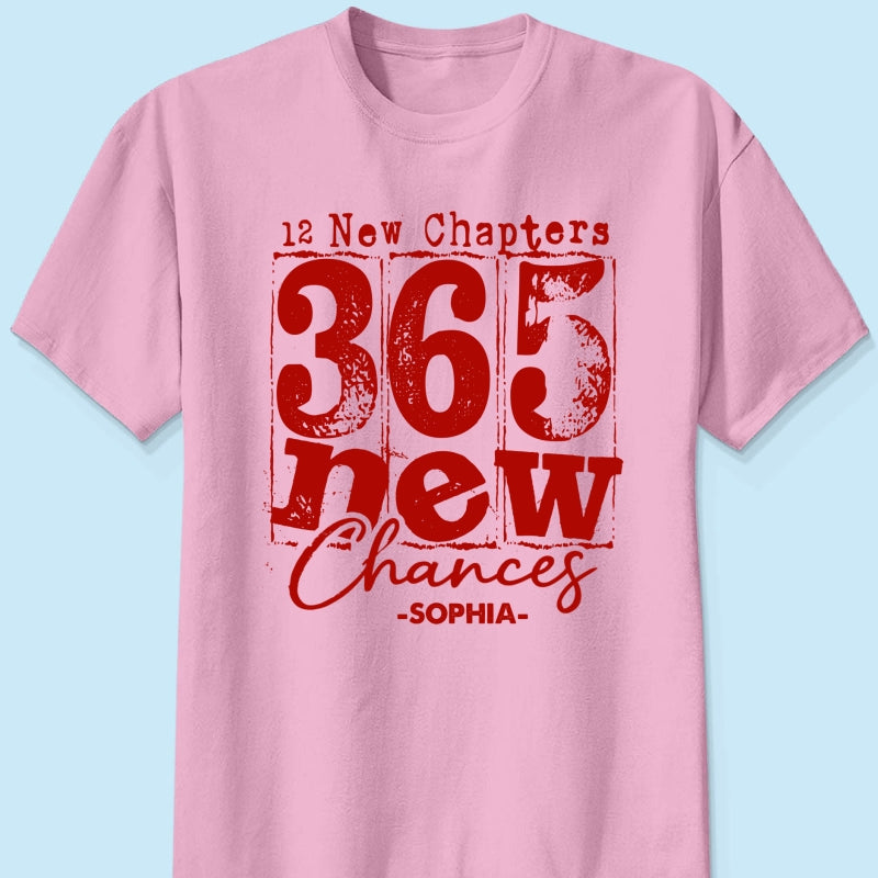 12 New Chapters, 365 New Chances Trendy Retro Shirt, New Year Gift For Yourself
