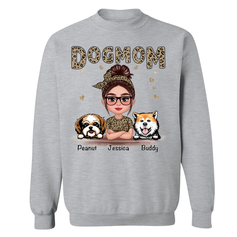 Leopard Shirt Pretty Doll Dog Mom Personalized Shirt
