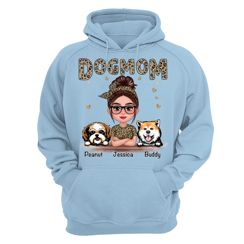 Leopard Shirt Pretty Doll Dog Mom Personalized Shirt