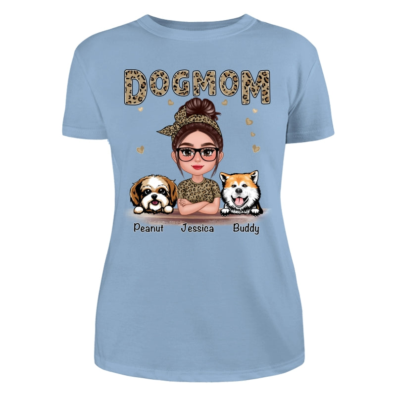 Leopard Shirt Pretty Doll Dog Mom Personalized Shirt