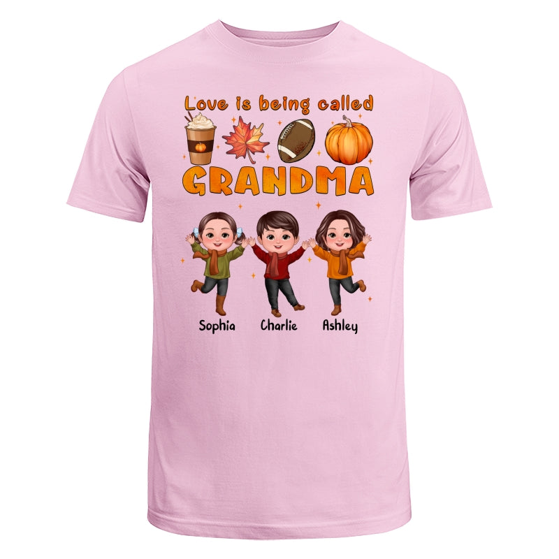 Livin‘ That Grandma Life Fall Season Happy Doll Kids Personalized Shirt