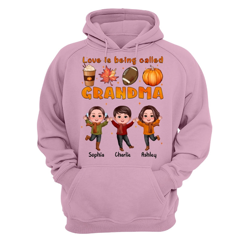Livin‘ That Grandma Life Fall Season Happy Doll Kids Personalized Shirt