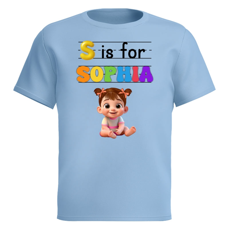 Custom Kids Name Back To School Personalized Shirt, Toddler First Day of School Tee Kindergarten Shirt With Name, First Day School Outfit