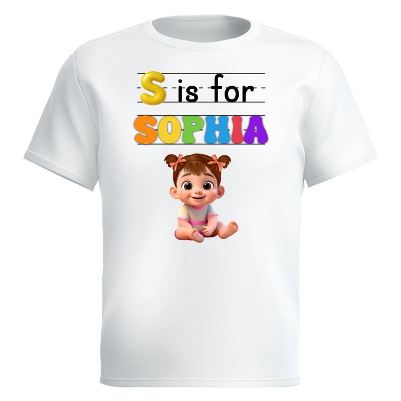 Custom Kids Name Back To School Personalized Shirt, Toddler First Day of School Tee Kindergarten Shirt With Name, First Day School Outfit