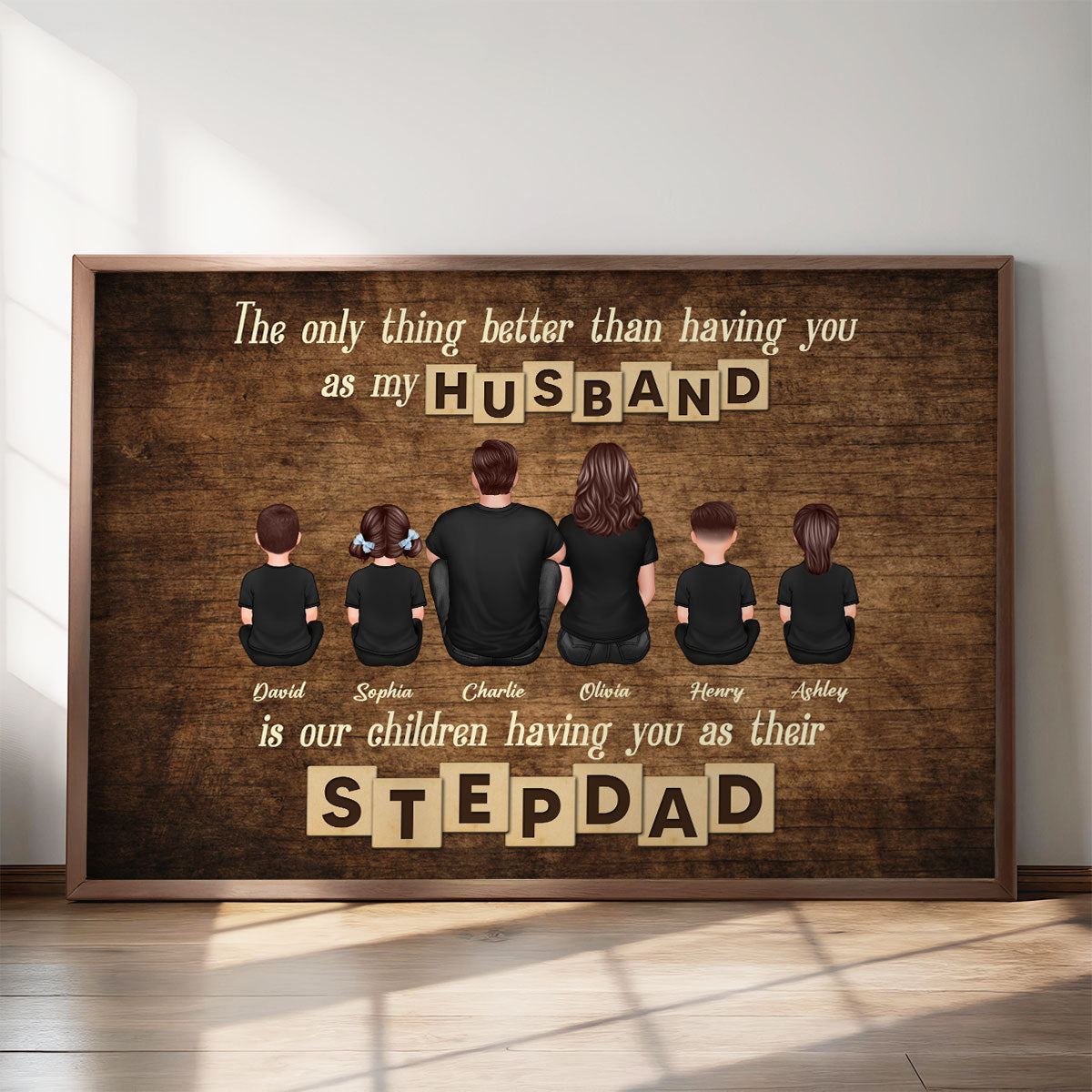 The Only Thing Better Than Having You As My Husband Personalized Poster, Father's Day Gift For Stepdad