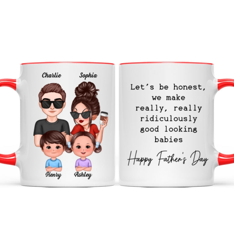 No One Else I‘d Rather Raise Kids With Funny Father’s Day Gift For Husband Personalized Mug