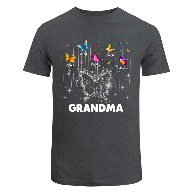 Twinkle Butterflies Mom Grandma Personalized Shirt