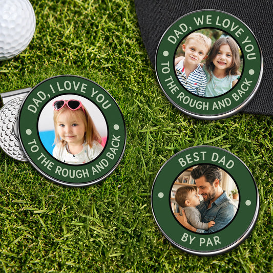 Best Dad By Par - Personalized Golf Ball Marker