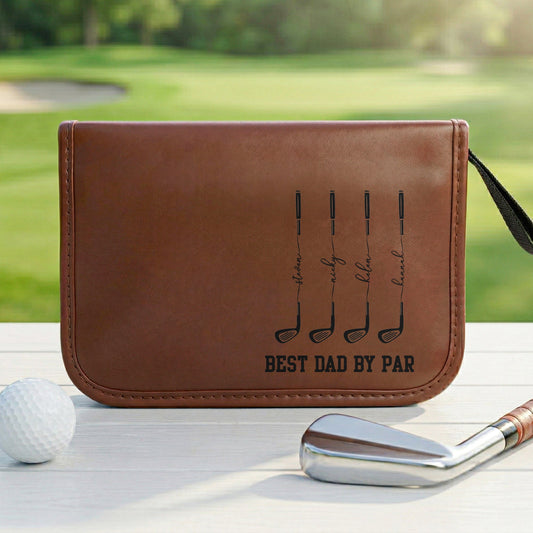 Father's Day Gifts, Best Dad By Par, Best Grandpa By Par - Personalized Golf Bag