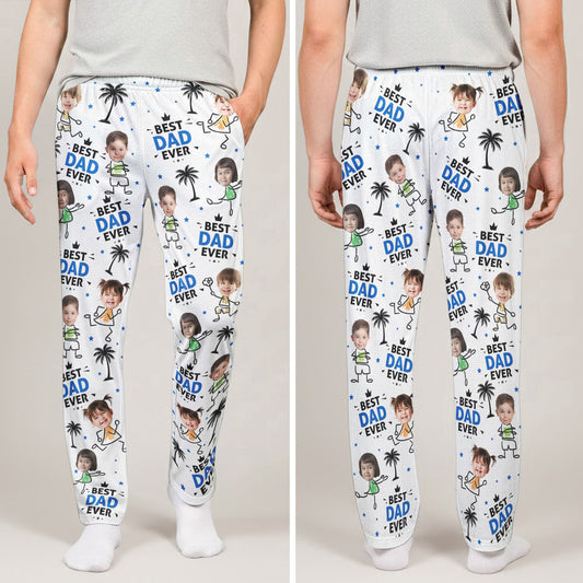Father's Day Gifts, Best Dad Ever New Version Father's Day Gift For Dad, Husband, Grandpa - Personalized Lounge Pants