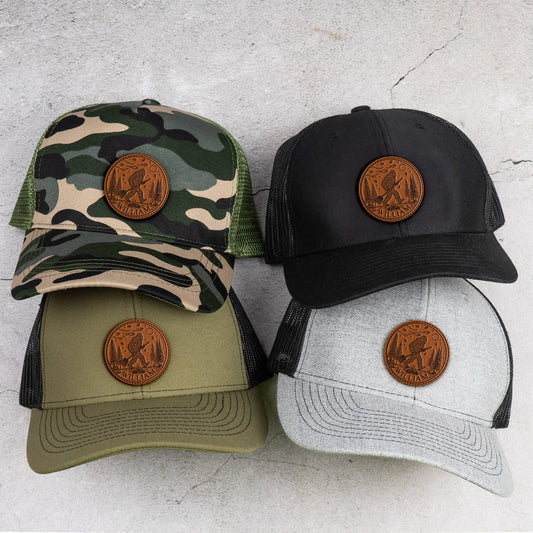 Bigfoot Living Their Best Life - Personalized Leather Patch Hat