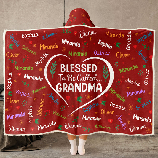 Blessed To Be Called - Personalized Wearable Blanket Hoodie