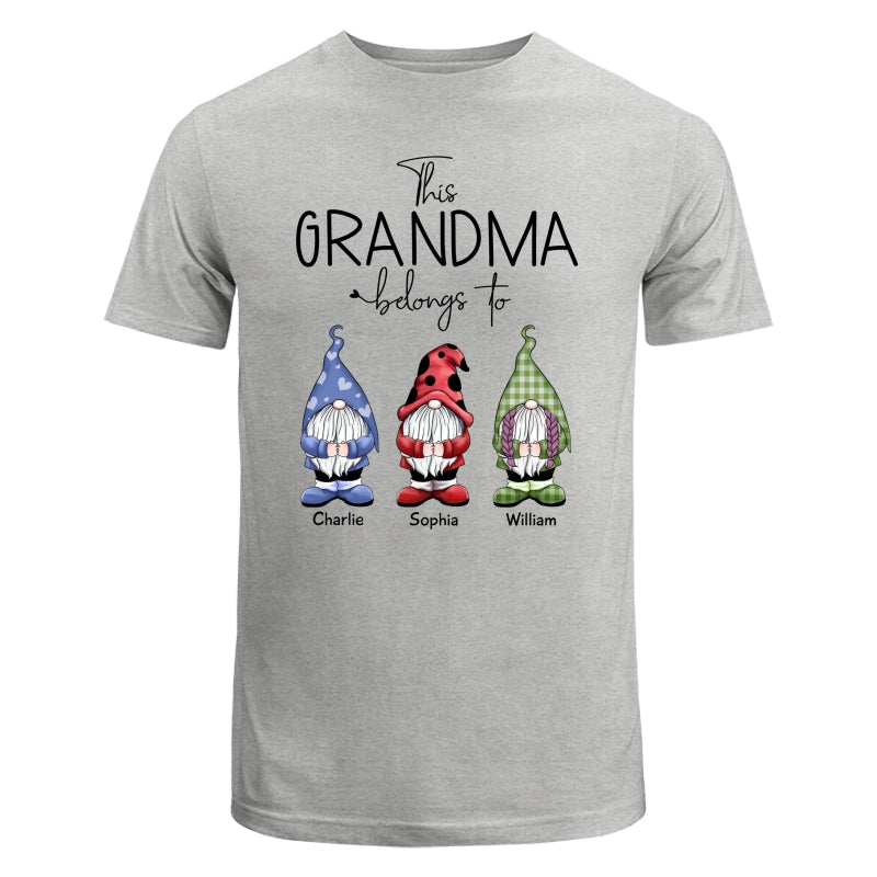 This Grandma Belongs To Little Gnomes Personalized Shirt