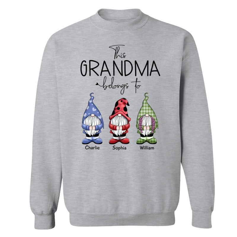 This Grandma Belongs To Little Gnomes Personalized Shirt