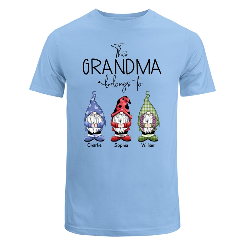 This Grandma Belongs To Little Gnomes Personalized Shirt