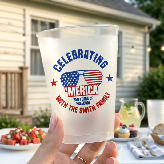 Celebrating 'Merica 250 Years Of Freedom - Personalized Cups
