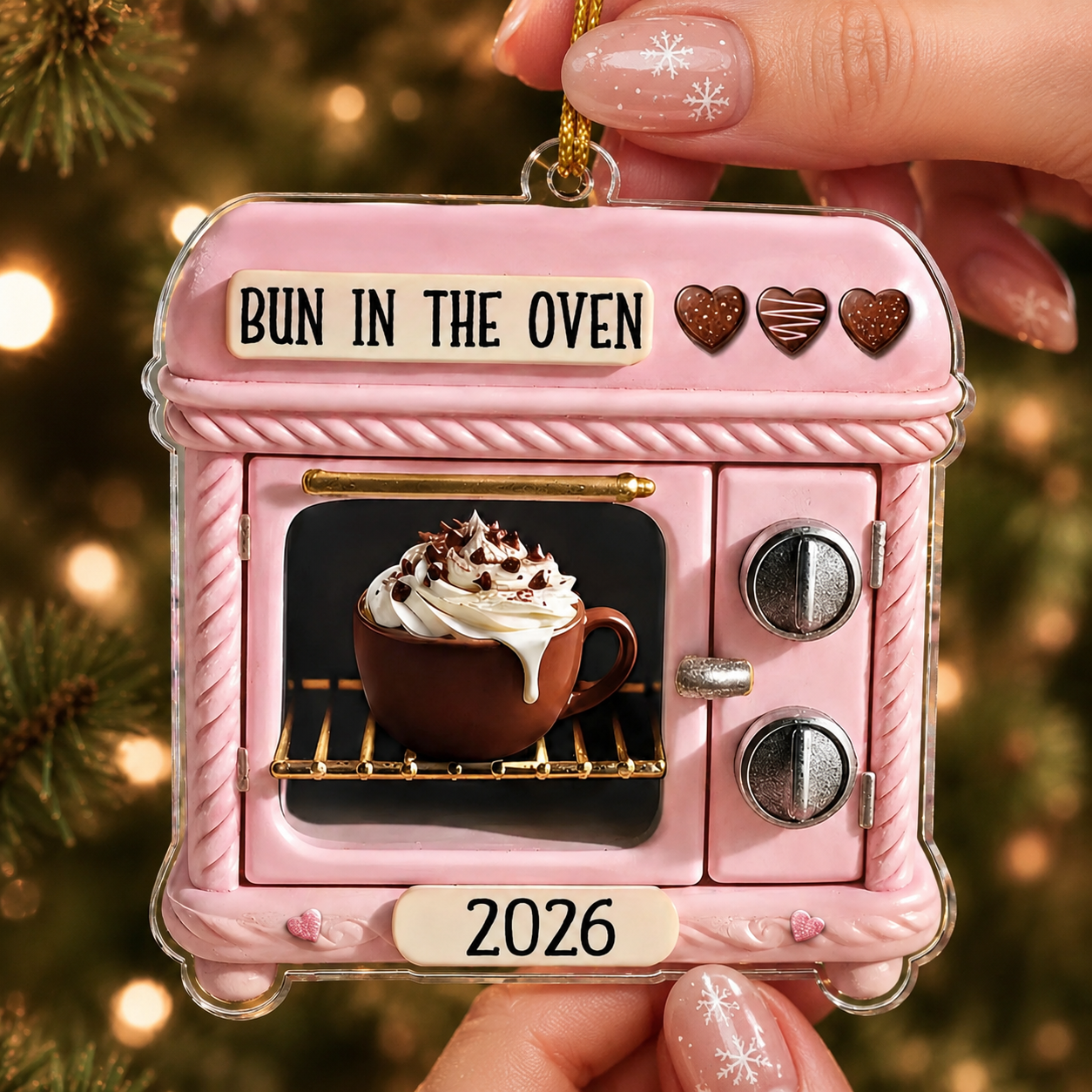 Bun In The Oven - Acrylic Ornament