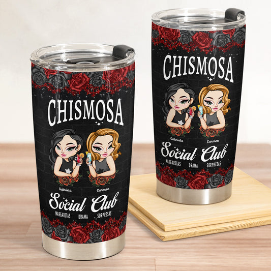 Chismosa Social Club Latina Hispanic Latinx Chisme Latinos - Personalized Tumbler Cup