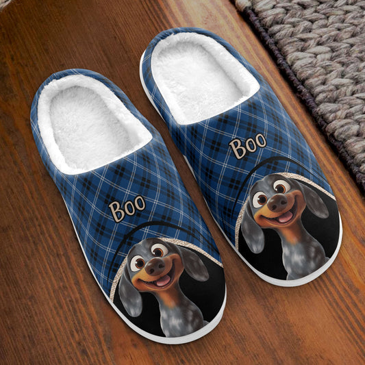 Custom Cartoon Dogs Dog Mom Dog Dad - Personalized Slippers