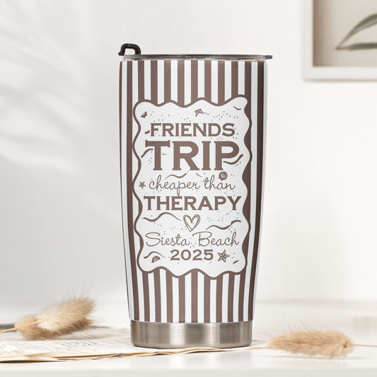 Custom Name Family Trip Girls Trip Vacations - Personalized Tumbler