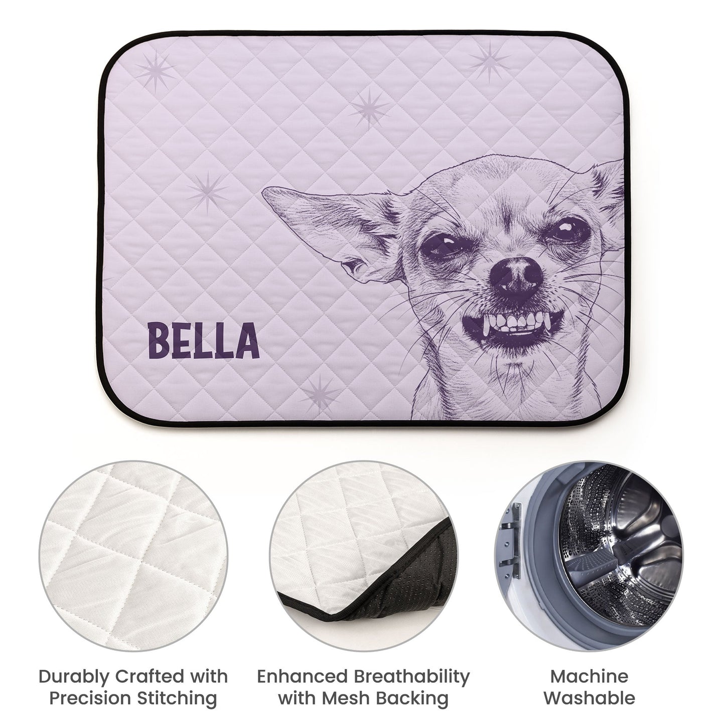 Custom Pet Portrait - Personalized Cooling Mat