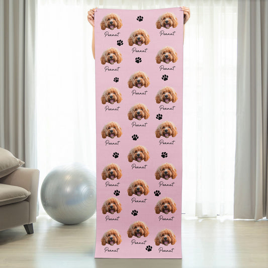 Custom Pet's Faces - Personalized Yoga Mat
