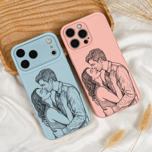 Custom Photo Phone Case Couple Gift For Her Gift For Him - Personalized Phone Case