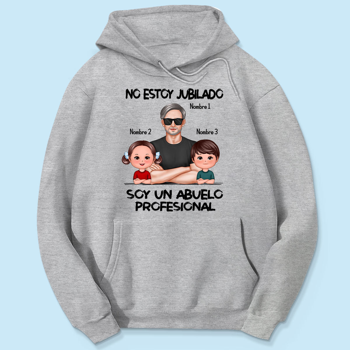 Retired Grandpa Spanish Abuelo Personalized Shirt
