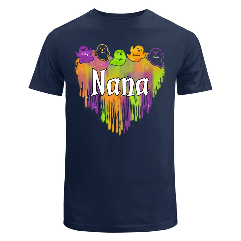 Halloween Grandma Melting Heart Boo Grandkids Names Personalized Shirt