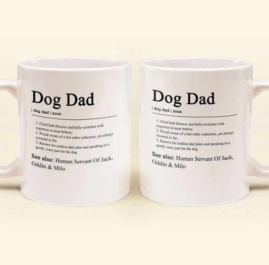 Dog Dad Definition - Personalized Mug