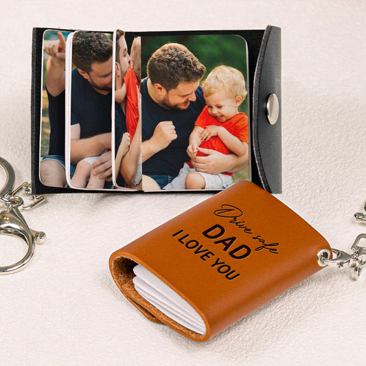 Drive Safe. Dad, I Love You - Personalized Keychain