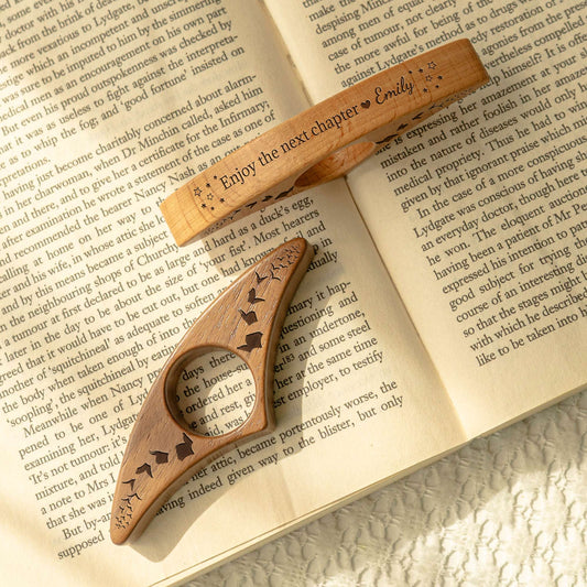 Enjoy The Next Chapter - Personalized Book Page Holder