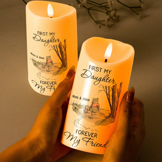 First My Daughter Forever My Friend Gift For Daughter, Niece - Personalized Candles