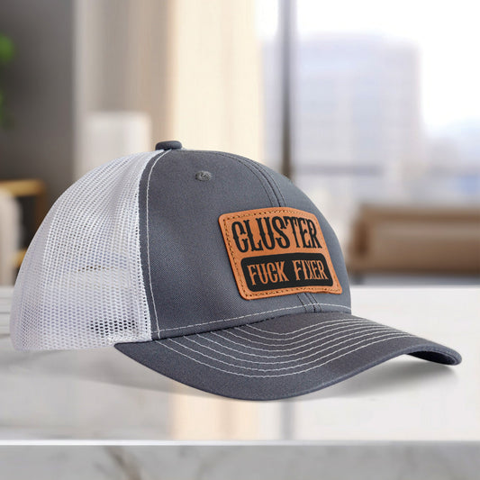 Father's Day Gifts, Funny Cap Hat Gifts For Boss, Dad, Grandpa, Papa - Custom Fun Quotes - Personalized Leather Patch Hat