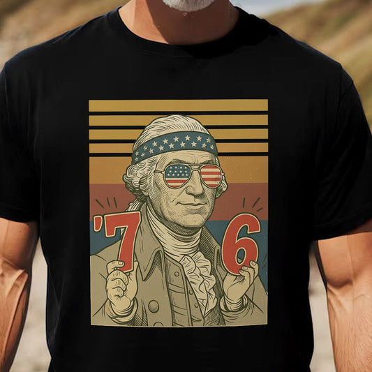 Funny America 6-7 7-6 George Washington, For History Teacher, Student - Personalized Shirt