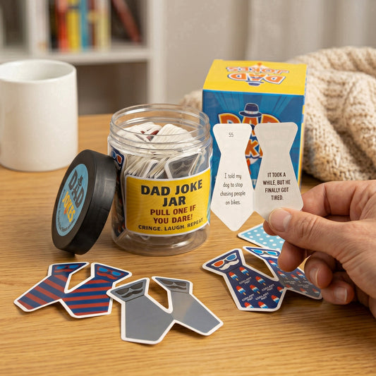 Father's Day Gifts, Funny Father's Day Gifts From Kids, Wife - Dad Jokes - Dad Joke Jar
