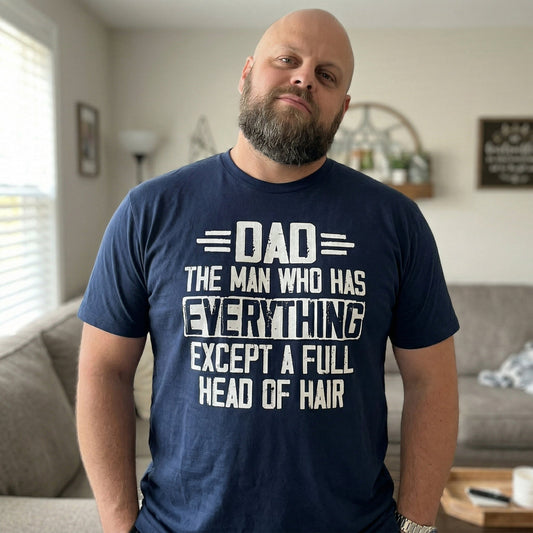 Funny Shirt For Bald Men, Husband, Dad - Personalized Shirt
