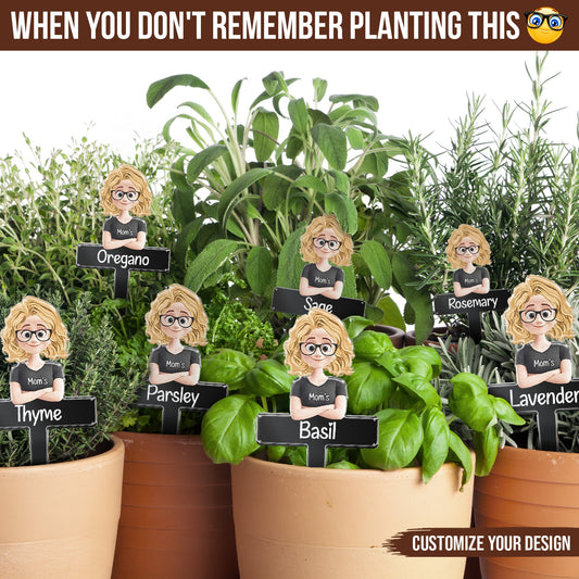 Gift For Gardener - Personalized Acrylic Plant Marker