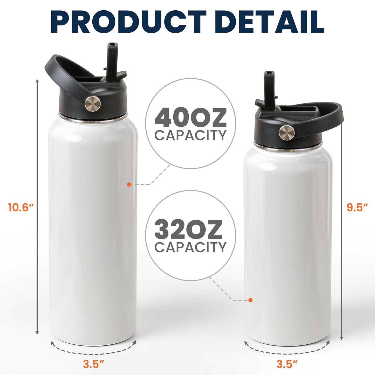 God Says I Am - Man Of God - Personalized Stainless Steel Water Bottle