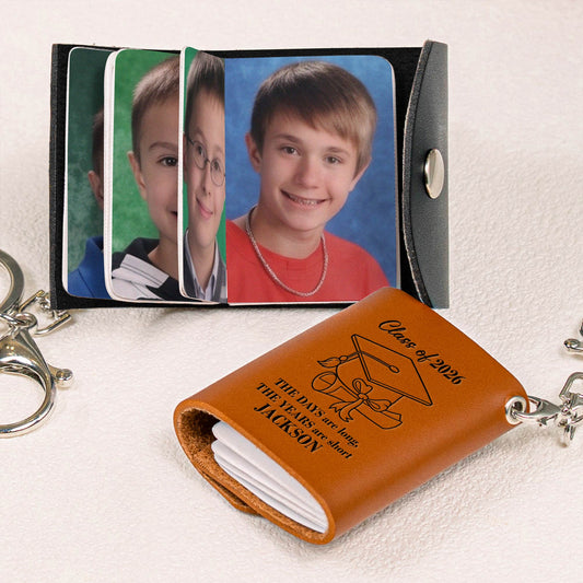 Graduation Custom Yearly School Photo - Personalized Keychain