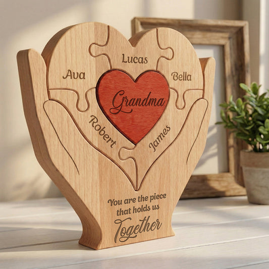 Grandma, Nana, Gigi You Are The Piece That Holds Us Together - Personalized Puzzle