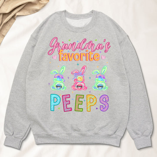 Grandma's Favorite Peeps - Personalized Shirt
