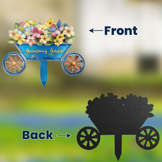 Grandma's Garden - Personalized Metal Garden Stake
