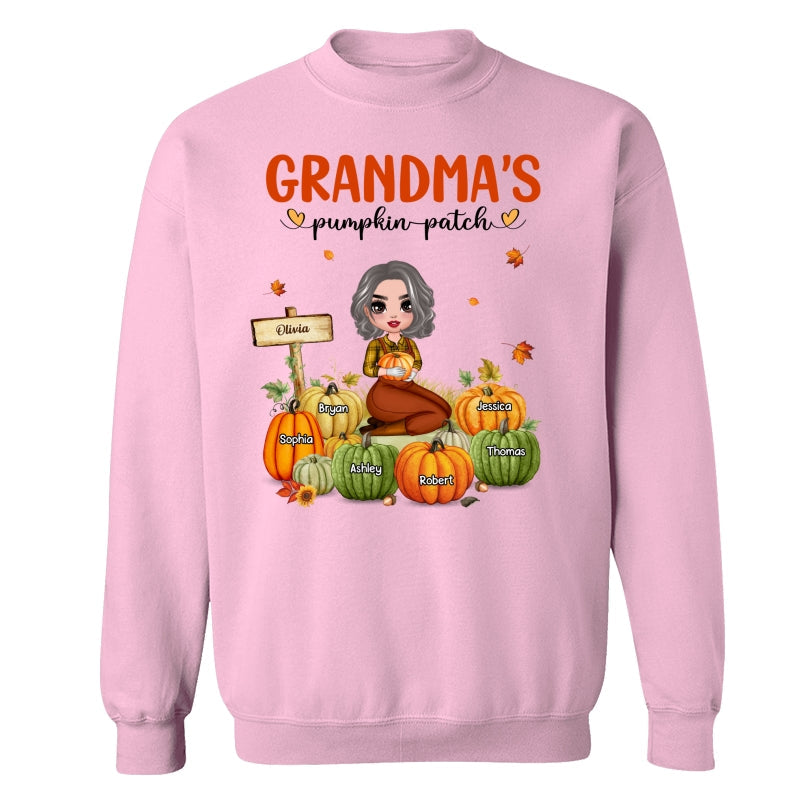 Grandma‘s Pumpkin Patch Doll Woman Personalized Shirt