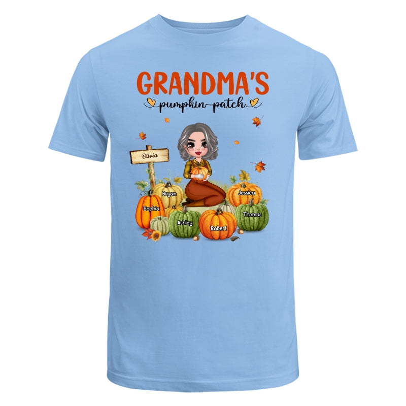 Grandma‘s Pumpkin Patch Doll Woman Personalized Shirt