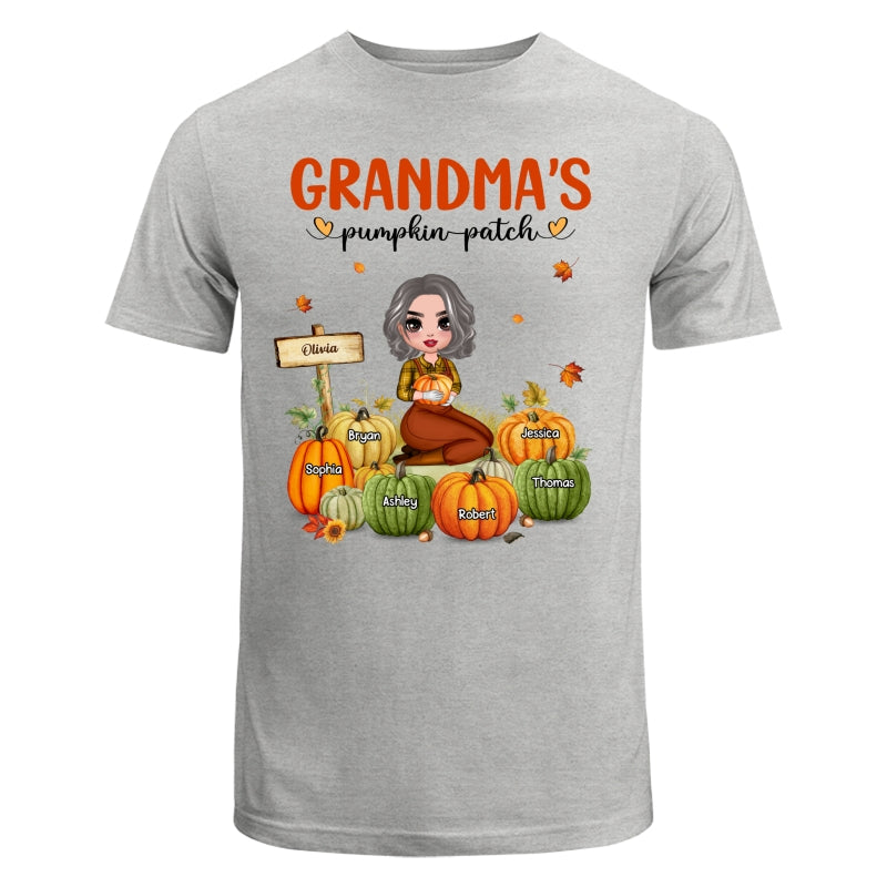 Grandma‘s Pumpkin Patch Doll Woman Personalized Shirt