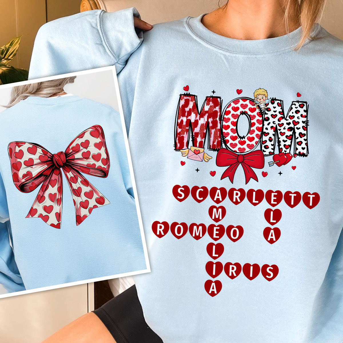 Grandma Nana Mimi Gift Personalized Double Sided Sweatshirt