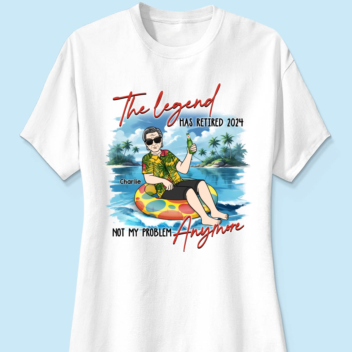 Retirement Gift Summer Man Woman Personalized Shirt
